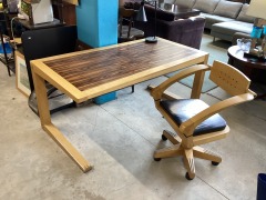 Giorgetti Post Modern Desk w\/ Chair