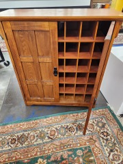 Mission Style Wine Cabinet