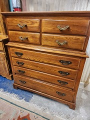 Vintage Solid Wood Link Taylor 8D Dresser