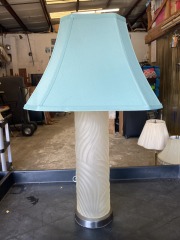 Postmoderm 80s Style Art Glass Lamp