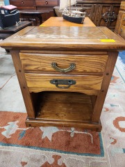 Vintage Solid Wood Link Taylor Nightstand