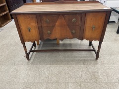 Dark, ornate buffet