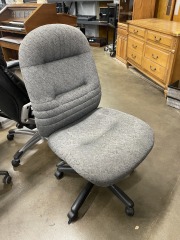 Sturdy Grey Office Chair