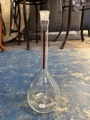 Kimble 1000 ml Volumetric Flask Lab Glass