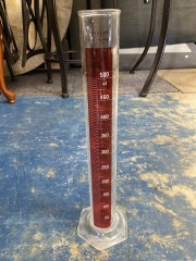 Pyrex 500 ml Graduated Cylinder Lab Glass