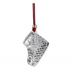 2226R3 | WATERFORD 2024 Baby's First Christmas Boot Ornament | CRYSTAL