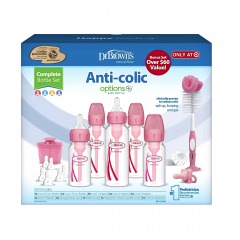 2231R3 | DR. BROWN'S Anti-Colic Bottle Set | PINK