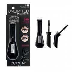 2228O3 | L'OREAL Unlimited Lash Lifting and Lengthening Washable Mascara | BLACKEST BLACK