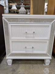 Galaxy White Nightstand