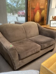 Brown Loveseat