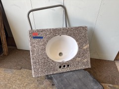 Granite Vanity Top with sink  29 1\/2\