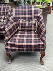 Plaid Armchair