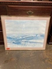 Blue Serenity Framed Art