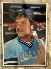 1980 Topps \u201cFor the Fun of It\u201d George Brett #14 5\u00d77 Promo Photo Card