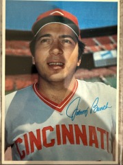1980 Topps \u201cFor the Fun of It\u201d Johnny Bench #3 Photo Card (5\u00d77)
