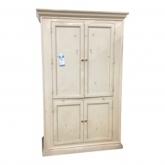 Cream 4 Door Wardrobe Cabinet