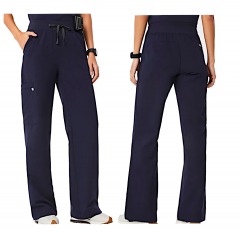 2281P7 | FIGS High Waisted Isabel Wide Leg Scrub Pants | S | NAVY