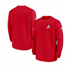 2293P8 | NIKE Men's Nike Red New England Patriots Alternate Logo Coach Long Sleeve Top | L | RED