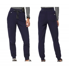 2283P7 | FIGS High Waisted Zamora Jogger Scrub Pants | M\/P | NAVY
