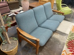 1970's Domino Mobler Danish Teak Couch