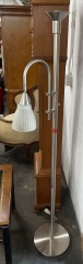 Modern Double Bulb Pedestal Lamp