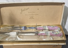 Vintage Shefield Stainless Carving Set