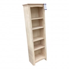 Light Wood 5 Shelf Bookcase