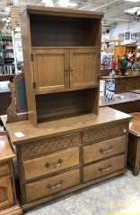 Bassett Laminate 6 Drawer Dresser