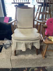 Vintage Chair Wooden White