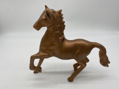 Cast Metal Copper Finish Horse Statue India