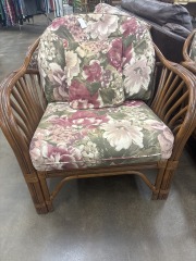 Vintage Bench Craft Rattan Lounge Chair