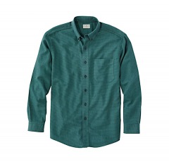 2333R5 | LLBEAN Men's Wicked Good Flannel Shirt Traditional Fit | L-REG | DEEP EVERGREEN