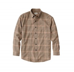 2332R5 | LLBEAN Men's Wicked Good Flannel Shirt, Traditional Fit | L-REG | KATAHDIN KHAKI