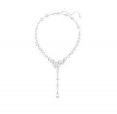 2341R1 | SWAROVSKI Mesmora Y Necklace | MIXED CUTS\/RHODIUM PLATED | WHITE