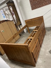 Simply Bunk Beds Solid Wood Twin Bed Frame