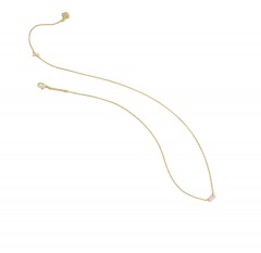2348R1 | KENDRA SCOTT Juliette Gold Pendant Necklace in Rose Quartz