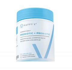 2357O3 | HAPPY V Women's Health Prebiotic + Probiotic | 60 CAPSULES