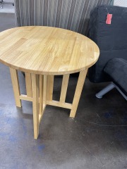 Lil Wood Round Side Table