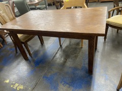 Classic Wood Dining Table (AS IS)