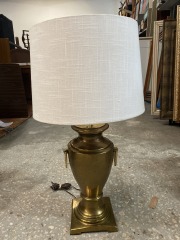 Vintage Brass Urn Lamp