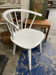 White Farmhouse Chair
