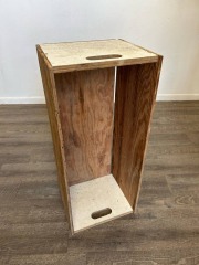 Wood Box Crate (13.75 w x 32 L x  12 H)