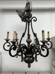 Chandelier Brown Lighting Fixture