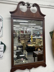Vintage Solid Wood Ornate Mirror