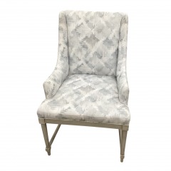 Vanguard Blue and Grey Arm Chair