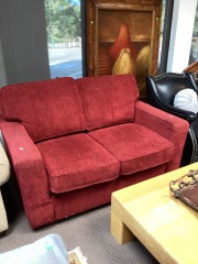 Red Loveseat