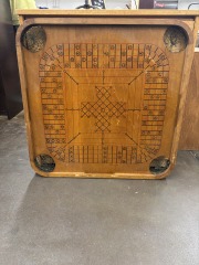 Vintage Carrom Tabletop Game Board