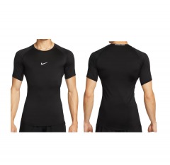 2396P8 | NIKE Pro NIKE Pro Men's Dri-FIT Tight Short-Sleeve Fitness Top | MEDIUM | BLACK