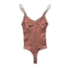2398P8 | REVENGE X BODY Snatched Bodysuit -Thong | MEDIUM | MOCHA