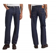2411R5 | LEVI'S Men's 501 Original Fit Straight Jean | 33X29 | RINSED INDIGO